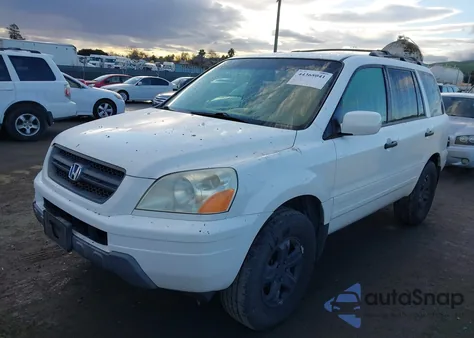 2004 Honda Pilot Ex-L z USA, uszkodzony, nr VIN 2HKYF18654H579477
